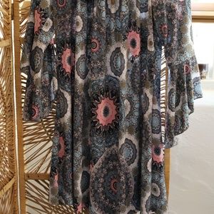 70's style flowy dress (Honeyme LA brand)